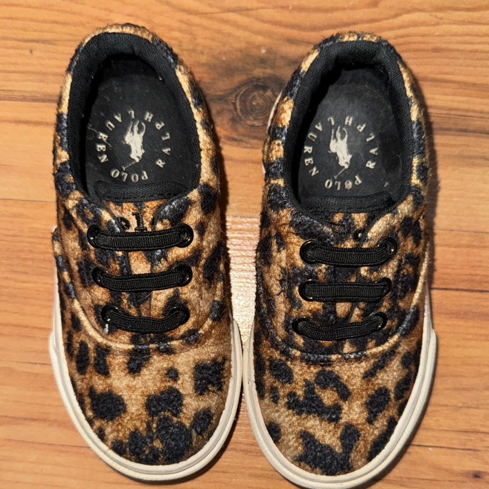 Polo Ralph Lauren Leopard Print Sneakers